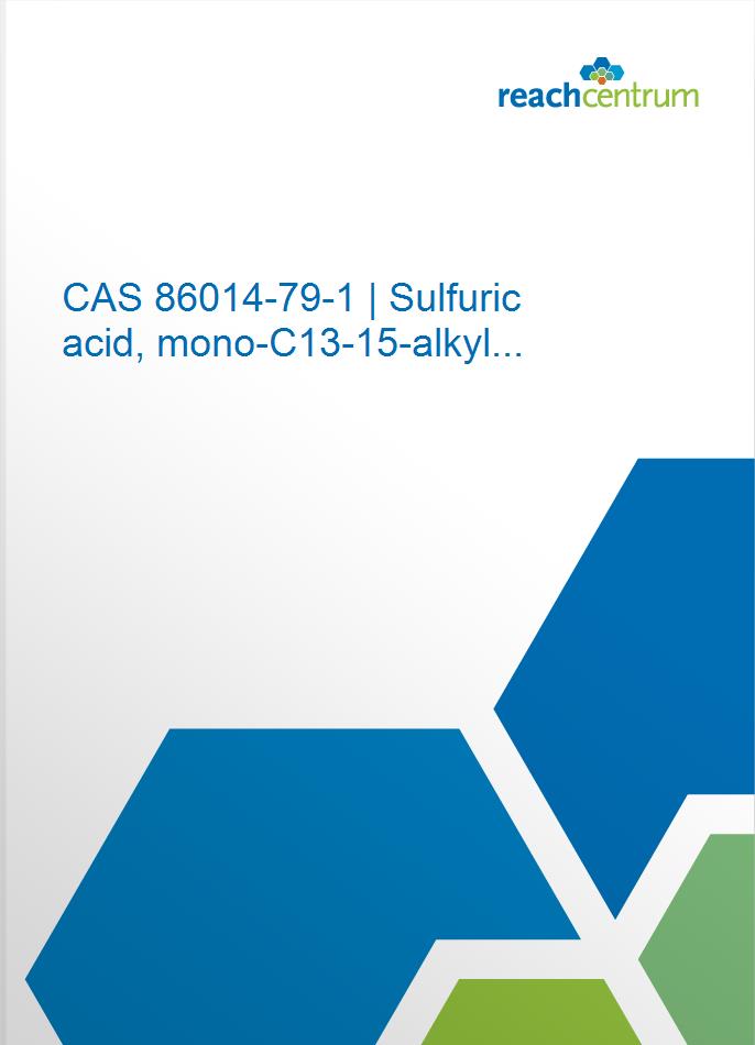 CAS 86014-79-1 | Sulfuric acid, mono-C13-15-alkyl...