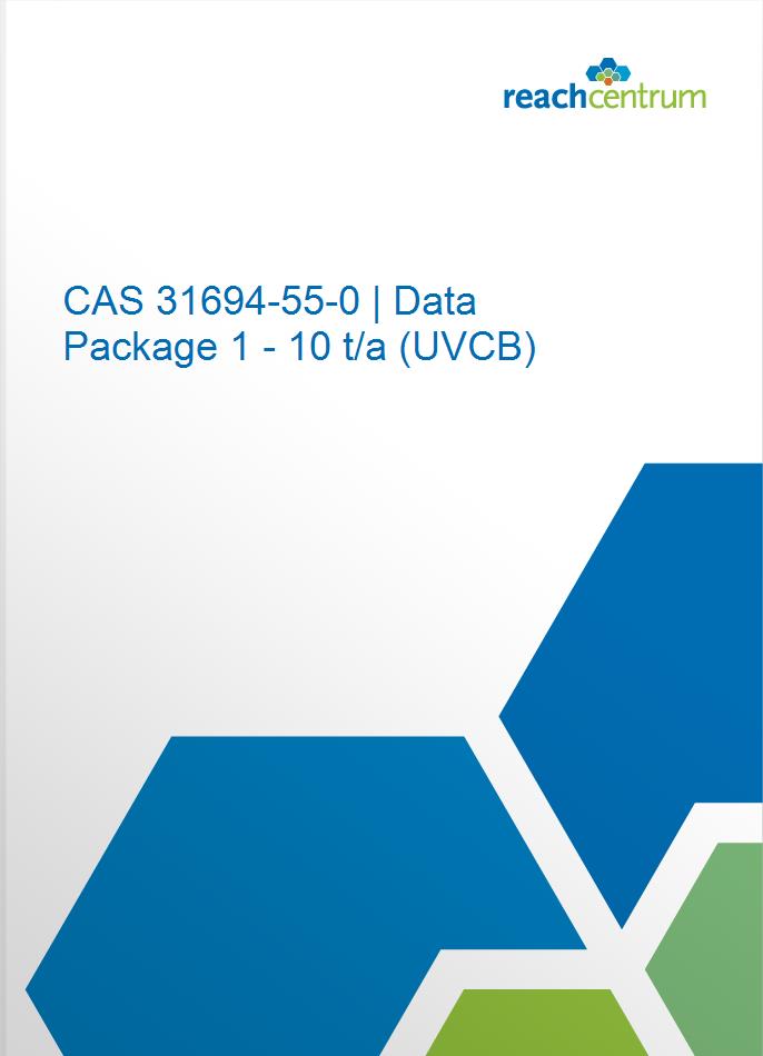 CAS 31694-55-0 | Data Package 1 - 10 t/a (UVCB)