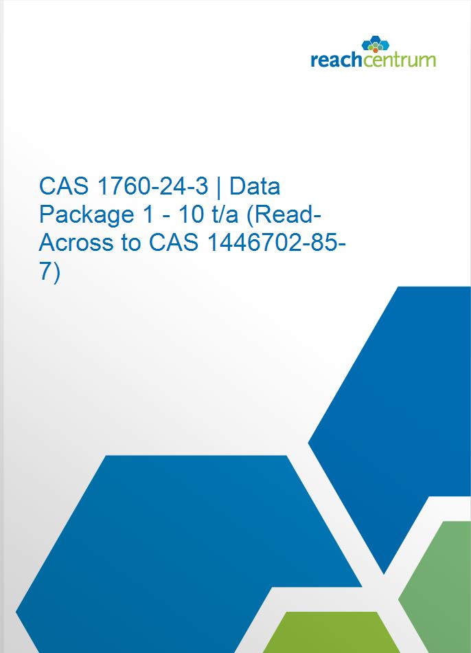 CAS 1760-24-3 | Data Package 1 - 10 t/a (Read-Across to CAS 1446702-85-7)