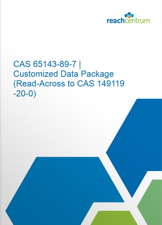 CAS 65143-89-7 | Customized Data Package (Read-Across to CAS 149119-20-0)